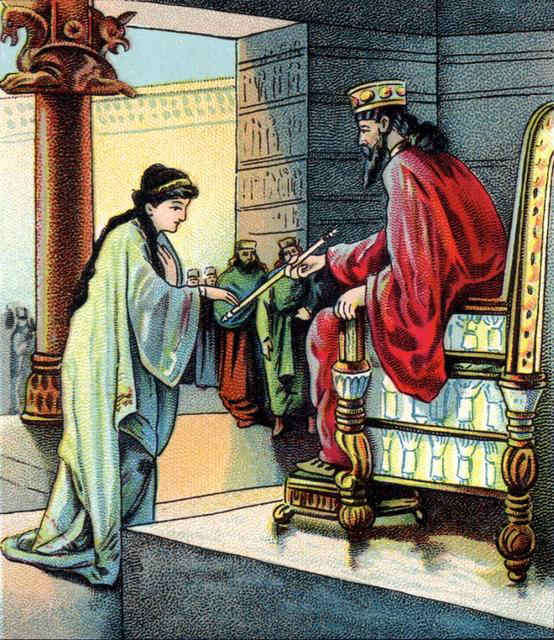 Est0804-Then the king held out the golden sceptre toward Esther.jpg