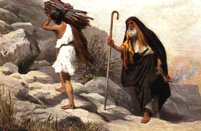 Gen2201-Abraham and Isaac climbing Mt Moriah.jpg