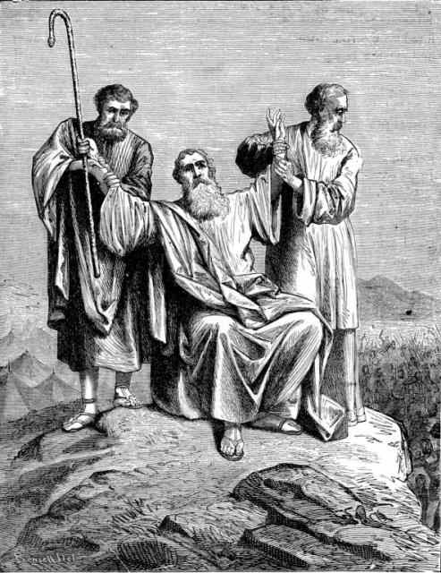 Exo1712-Aaron and Hur holding up the hands of Moses.jpg