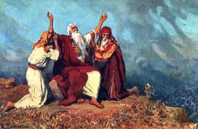 Exo1712-Aaron and Hur stayed up the hands of Moses.jpg