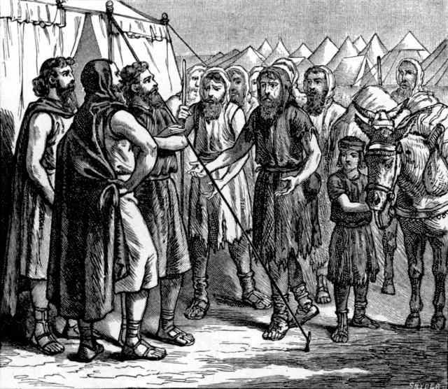 Jos0906-The Gibeonites decieve the men of Isreal.jpg